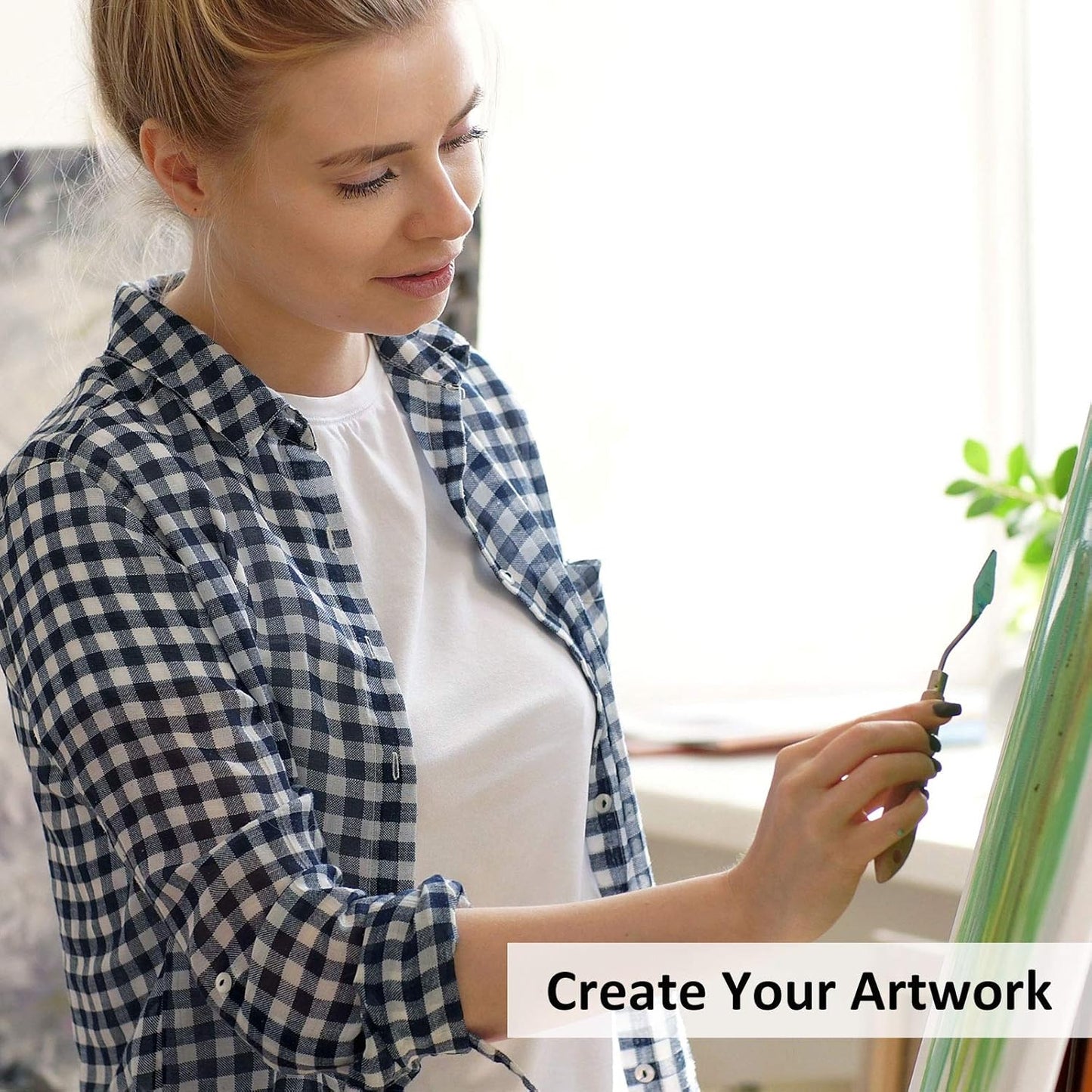 Honoson 16 Pieces Painting Knife Set Stainless Steel Palette Knife Set Draw Mixing Scraper Pallet Spatula with Wooden Handle for Oil Painting Accessories Acrylic Color Mixing Supplies (Red)