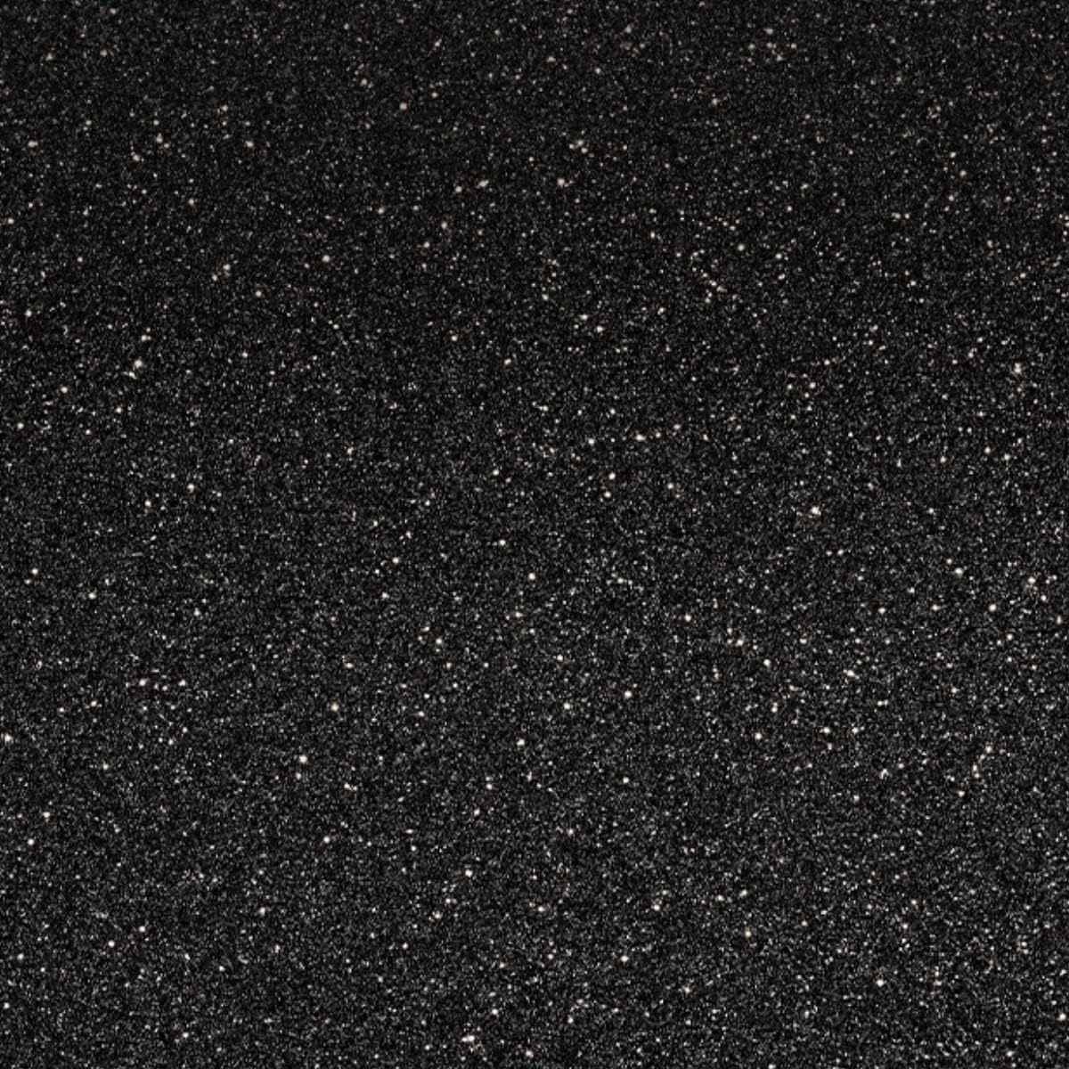 Black Glitter HTV Heat Transfer Vinyl Bundle 8 sheets-12 x12 Iron on Vinyl for T Shirts Hats Clothing Compatible with Cricut Cameo Heat Press Machine