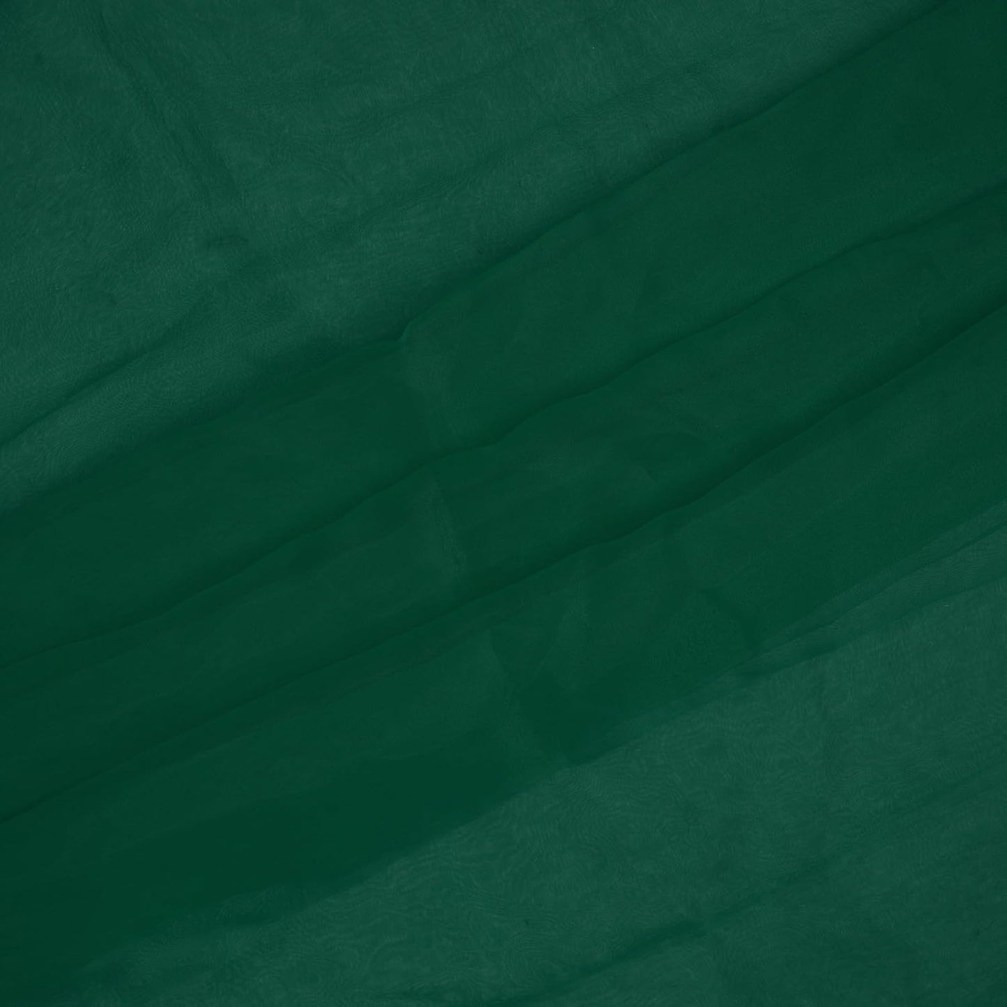 Organza Fabric 10 Yard Bridal Solid Sheer Bolt for Home Décor, Table Décor, Bridal, Fashion, Crafts, Decorations Silky Shiny Organza 44" - (10 Yard, Hunter Green)