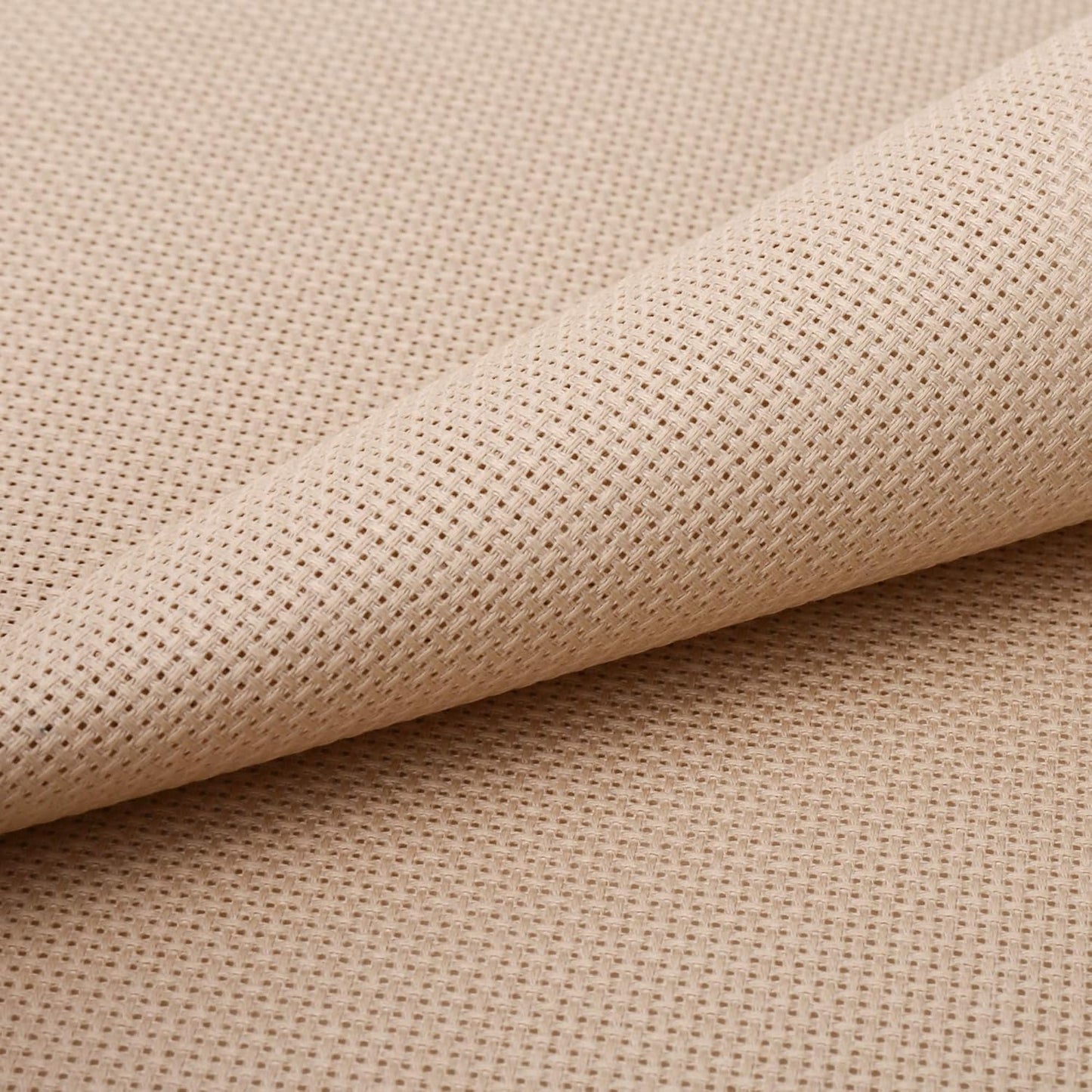 Aida Cloth 14 Count Cross Stitch Fabric,19×28inch (14CT, Tan)