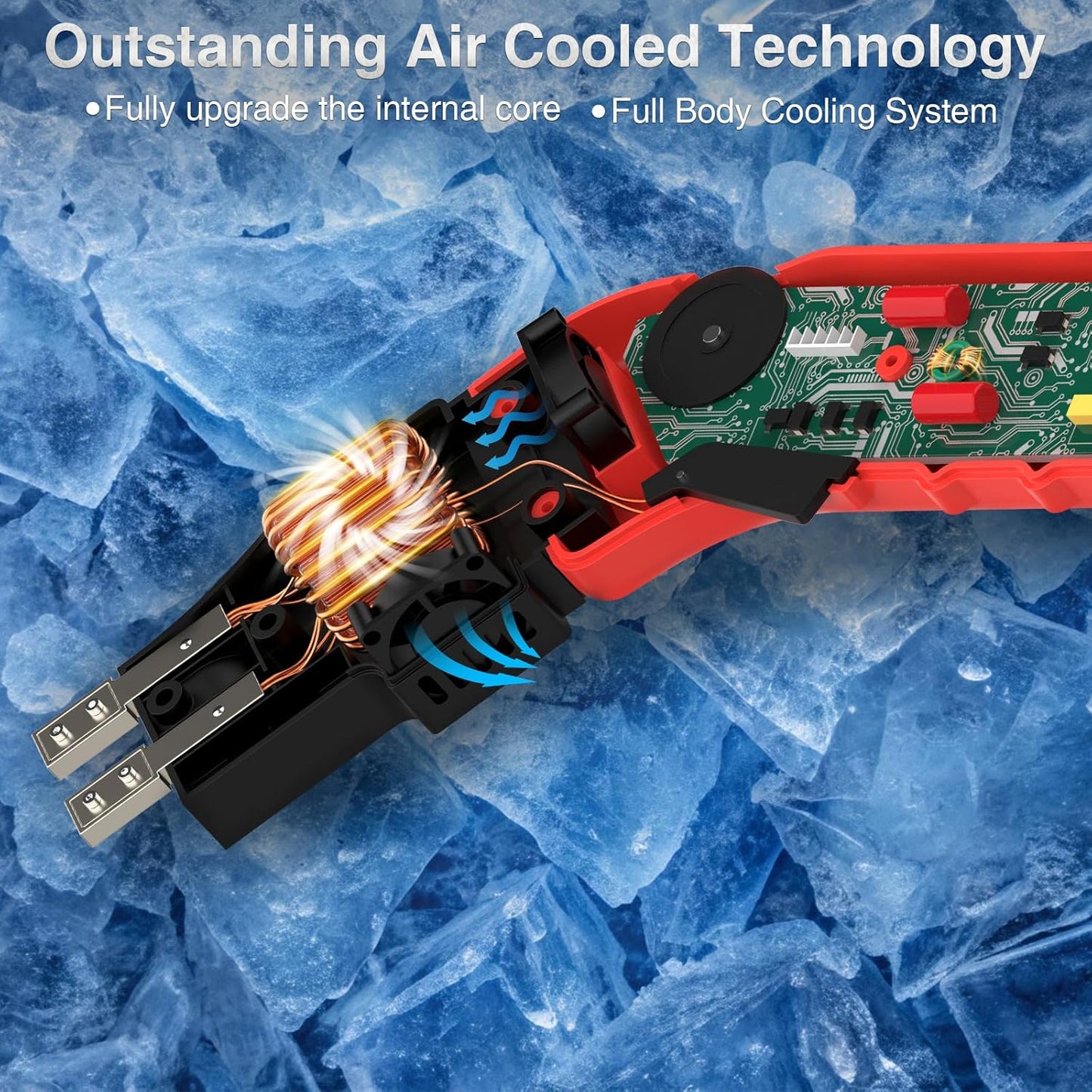 Foam Cutter Electric Hot Knife Styrofoam Cutter Foam Cutting Tool Hot Knife Foam Cutter Air Cooled 200W 110-120V (4 Blades) for XPS,EPS,EPP,EVA,EPE,KT Board,PU,Sponge