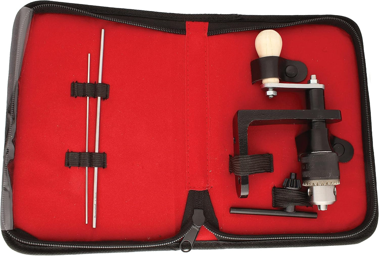 The Beadsmith EZ Coiler Pro – Wire Elements – Includes Mountable Base, 2 Mandrels, Chuck Key, Instructions, and a Storage Case – Create Jump Rings, Coiled Beads, Beaded Coils, and Spirals