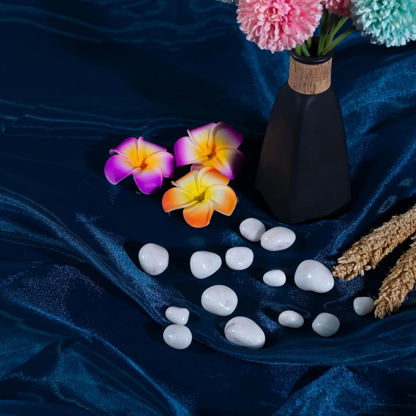 Fynite Sheer Organza Fabric | 20 Yards Long | 44" Wide | Bridal Solid Sheer Organza Bolt for Wedding Dress Fashion Craft Decorations - Dark Teal