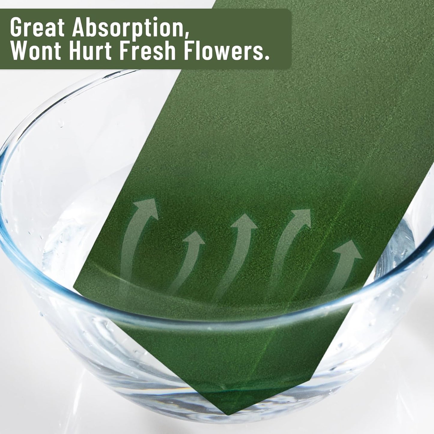 Max Shape Pack of 8 Large Size Floral Foam Blocks for Fresh and Artificial Flowers (9” L x 4” W), Wet Florist Foam Blocks for Wedding Holiday Decorations (8 Pack)