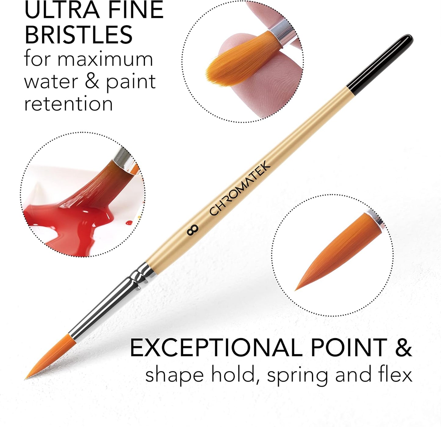 CHROMATEK Watercolor Paint Set - 62 Piece Kit - Video Tutorial Course - For Adults, Beginner & Professional Artists - 26 Tubes (12ml), Sketch Pad, 8 Painting Brushes, Aquapen, Palette, Masking Tape