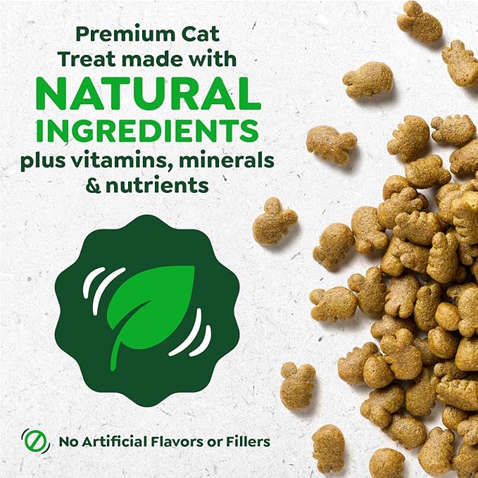 Greenies Feline Veterinarian-Recommended Adult Natural Dental Cat Treats, Tempting Tuna Flavor, 9.75 oz. Tub
