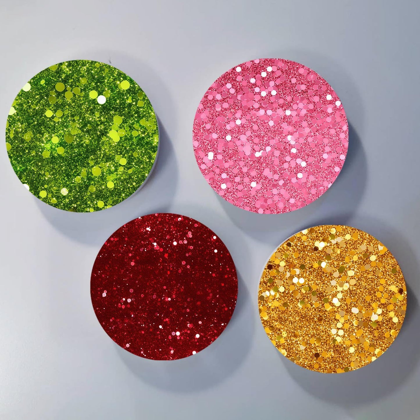 Glitter Sublimation Transfer Sheets for Heat Press Machine,Green P Gold Sublimation Paper for Tumblers Blanks Tshirts,12 Sheets 12x12inch