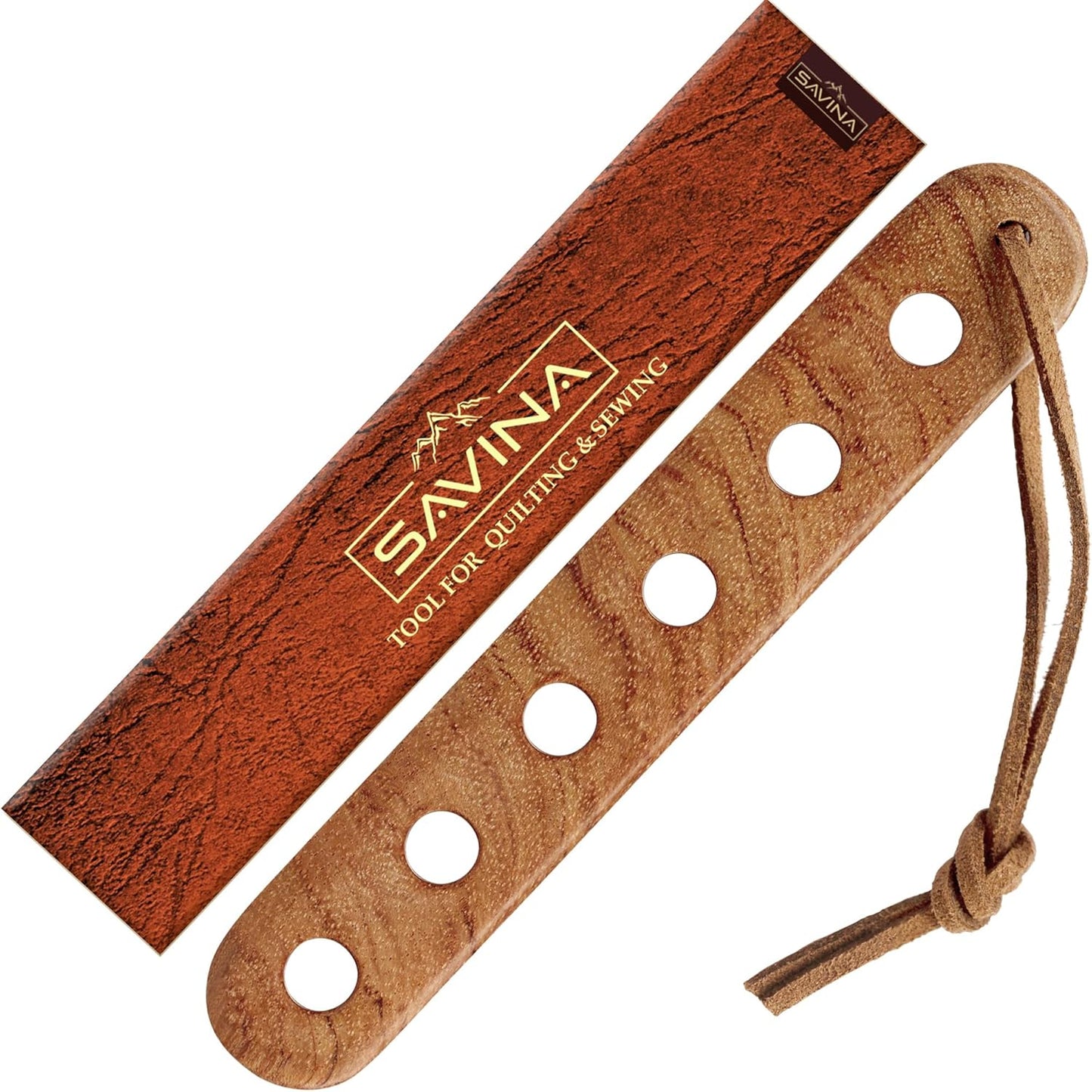 Savina Wooden Yarn Divider - Knitting Yarn Organizer, Yarn Splitter, Crochet Yarn Tender, Knitting On The Go - Makes Knitting & Crocheting with Multiple Colors Much Easier