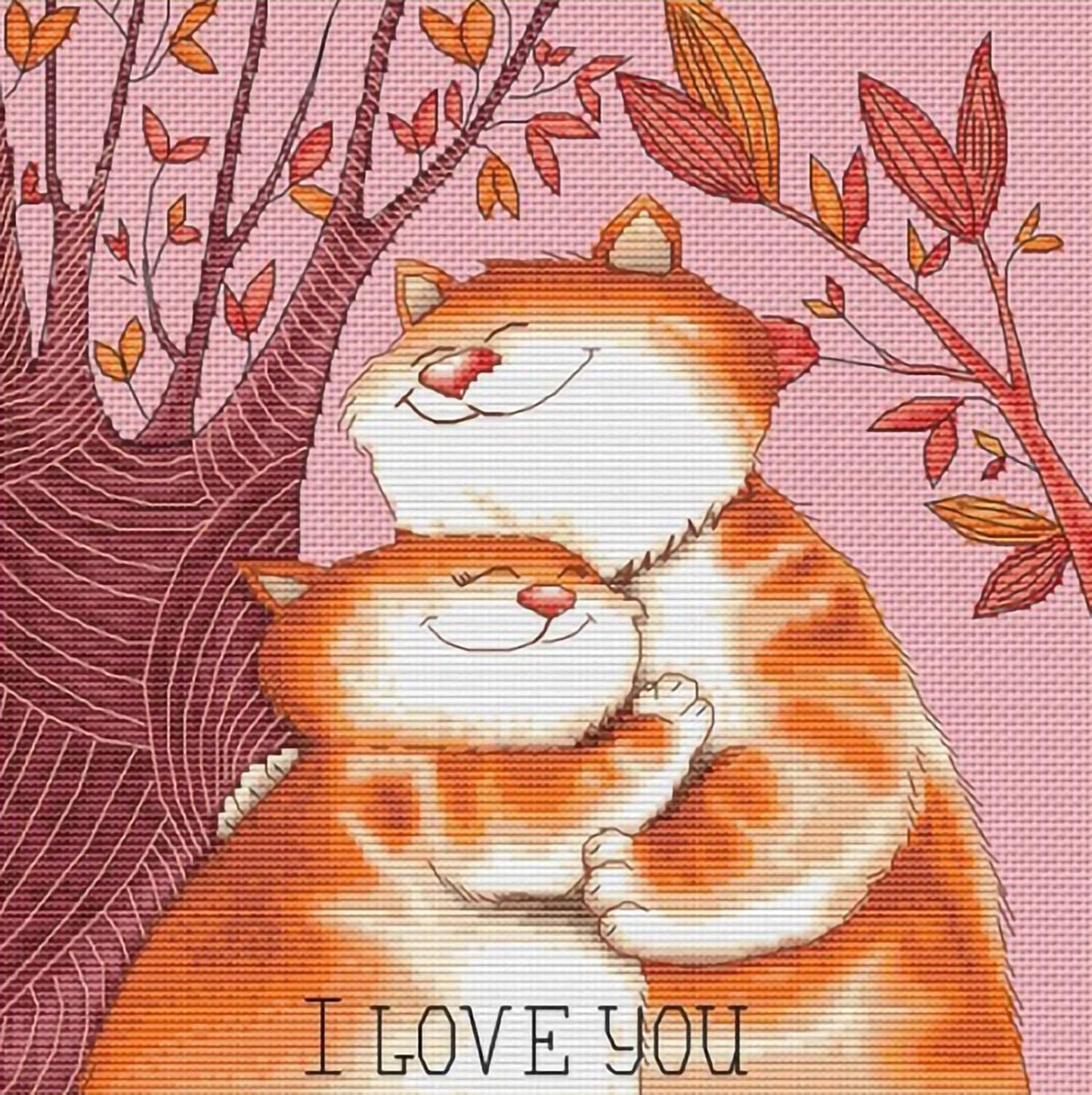 Aida Cloth 14 Count Cross Stitch Fabric,19×28inch (14CT, Pink)