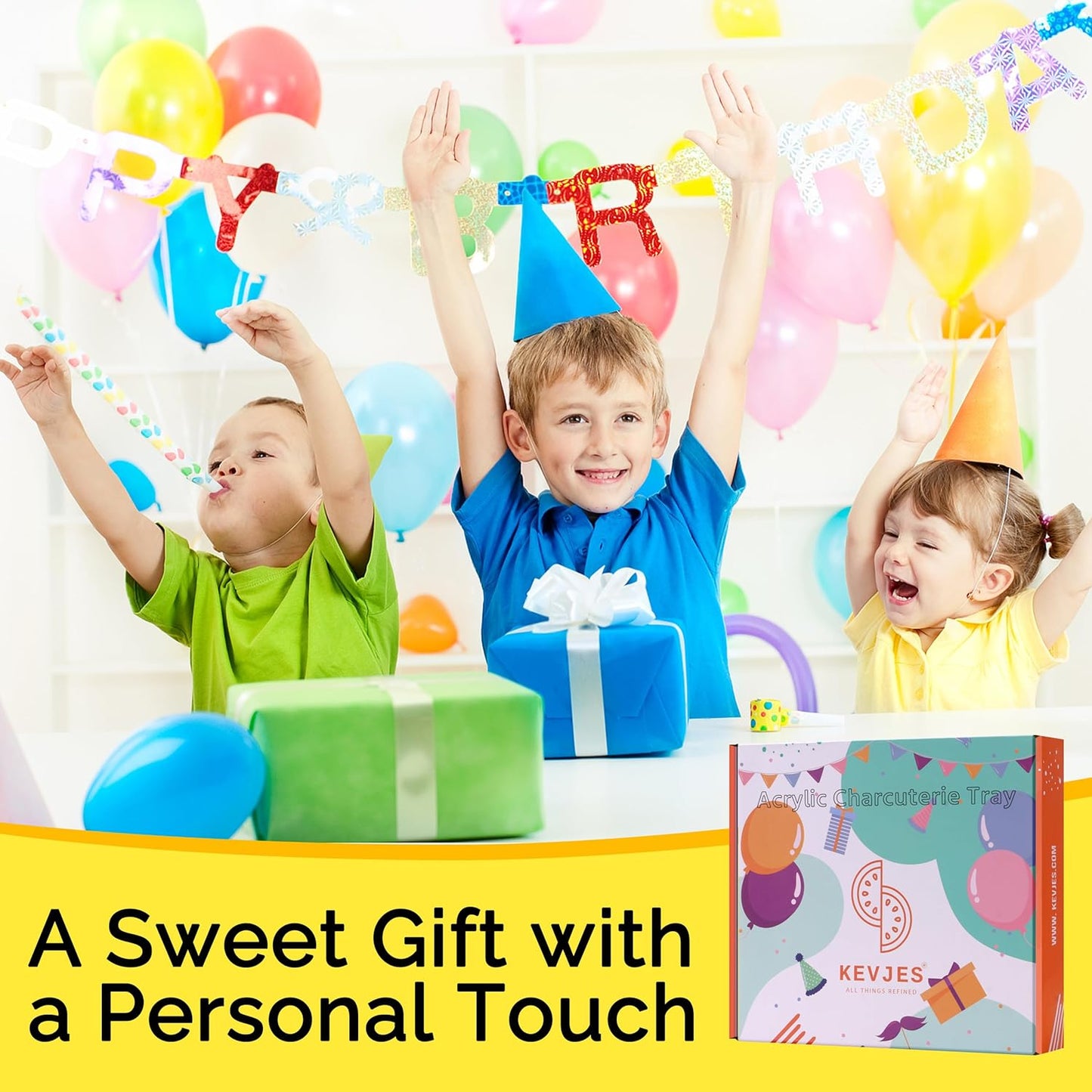 11" Clear Acrylic Letter & Number Charcuterie Tray-Reusable Fillable Alphabet Box for Displaying Candy,Cake,Snacks– Party Dessert Serving Plate for Birthday, Wedding Anniversaries, Baby Shower (H)