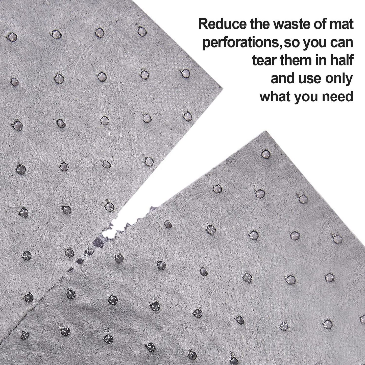 Aain® Universal Absorbent Roll, High Weight Absorbent Mats, Oil Absorbent Pads, Suitable For Multi-Purpose Super Absorbent Pads 150"L x 15"W