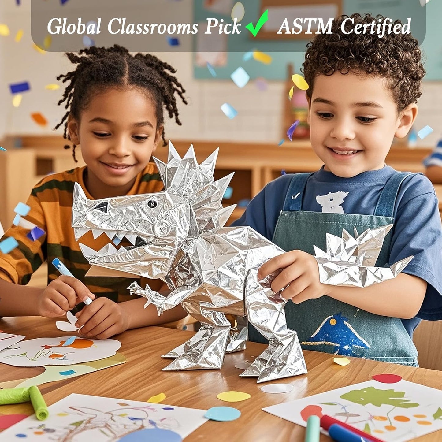 Heavy Duty Aluminum Foil Roll for DIY Crafts & Repairs - 0.07mm Thick Silver Metal Sheet, Multipurpose Tin Foil for Art, Gifts & Home Projects, Silver (12" Wide x 20ft Long)