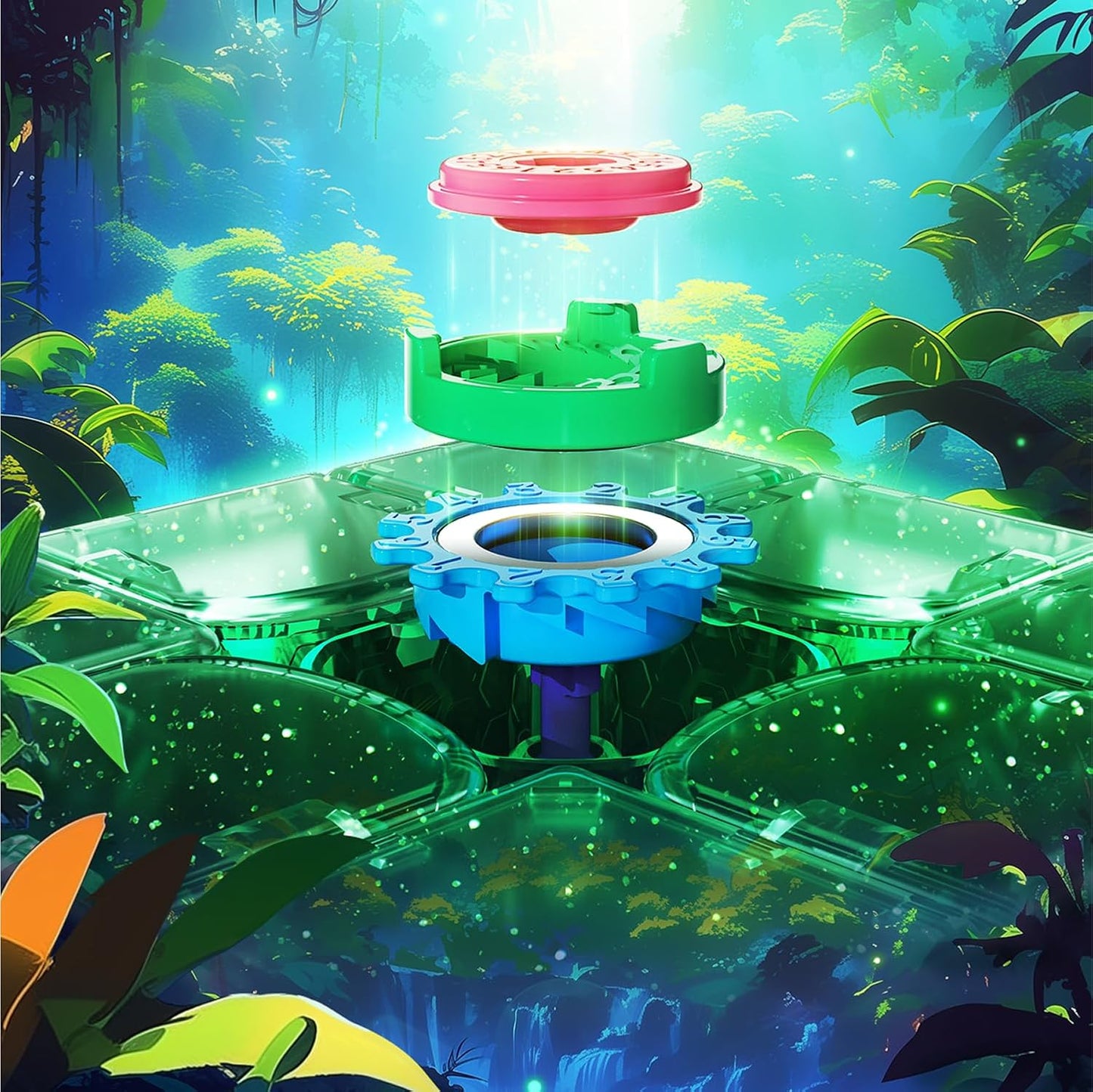 GAN 15 Maglev EmeraldoX Summer Limited Edition, Speed Cube 3x3 Magnetic Speedcube Ultra-Lightweight (Under 60g) Brain Teasers Puzzle Fidget Toy for Kids Adults, Latest Flagship