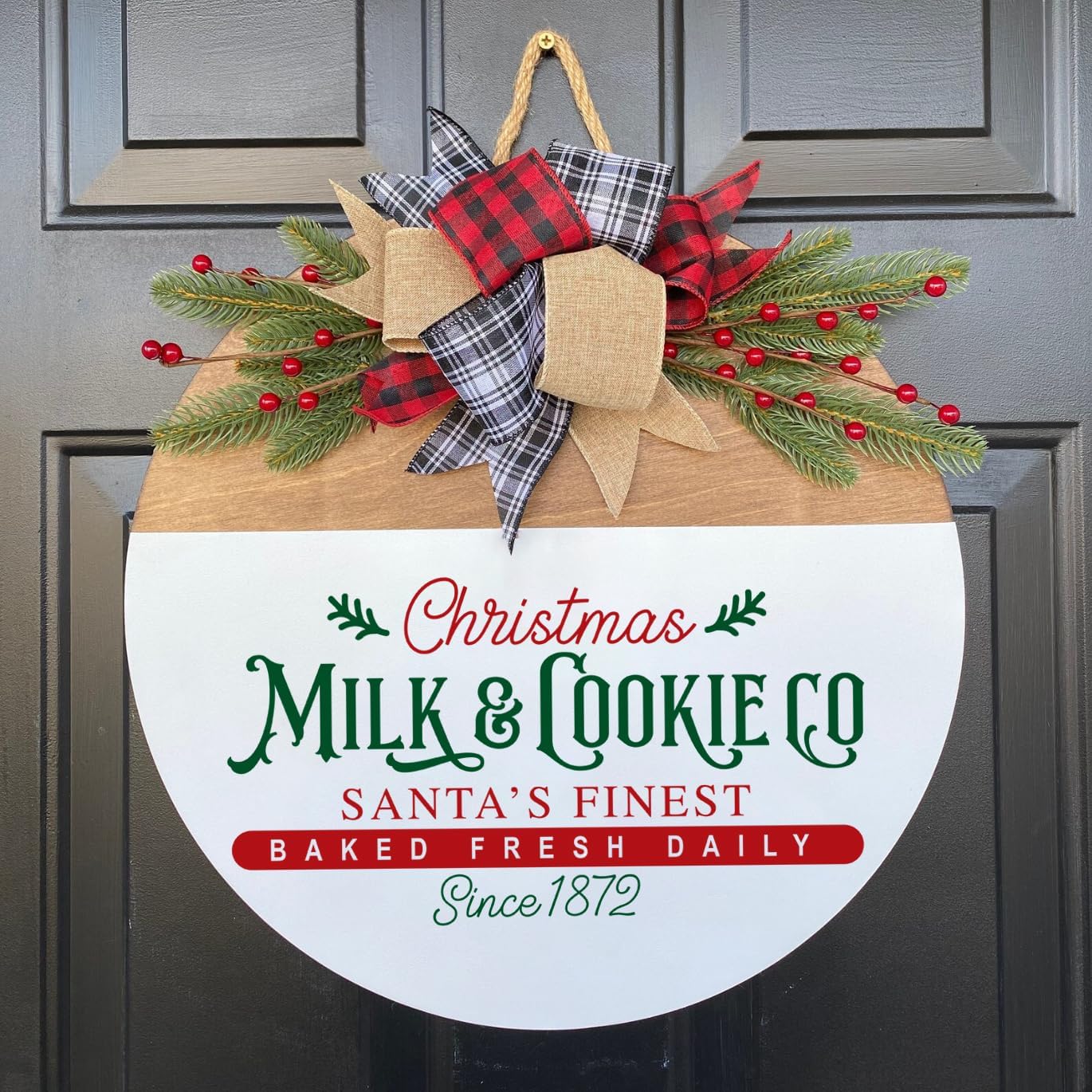 Christmas Stencils for Crafts Reusable 12” Christmas Doormat Stencil Xmas Holiday Stencils for Painting on Wood Window Porch Hanger Fabrics Decor