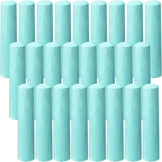 25 Pcs Sidewalk Chalks for Kids Non Toxic Jumbo Chalk for Party Gift Outdoor Art Classroom Play Painting (Green)
