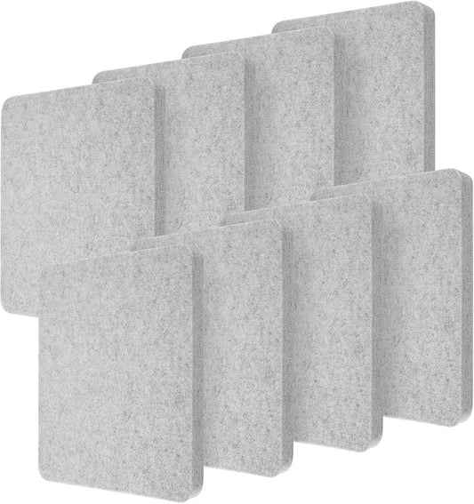 Amylove 8 Pcs Needle Felting Pad Needled Felting Mat Wool Supplies Thick Firm Base Woolen Block for Beginners Crochet Knitting Projects Kit Tool, Gray (8 x 10 x 1 Inch)