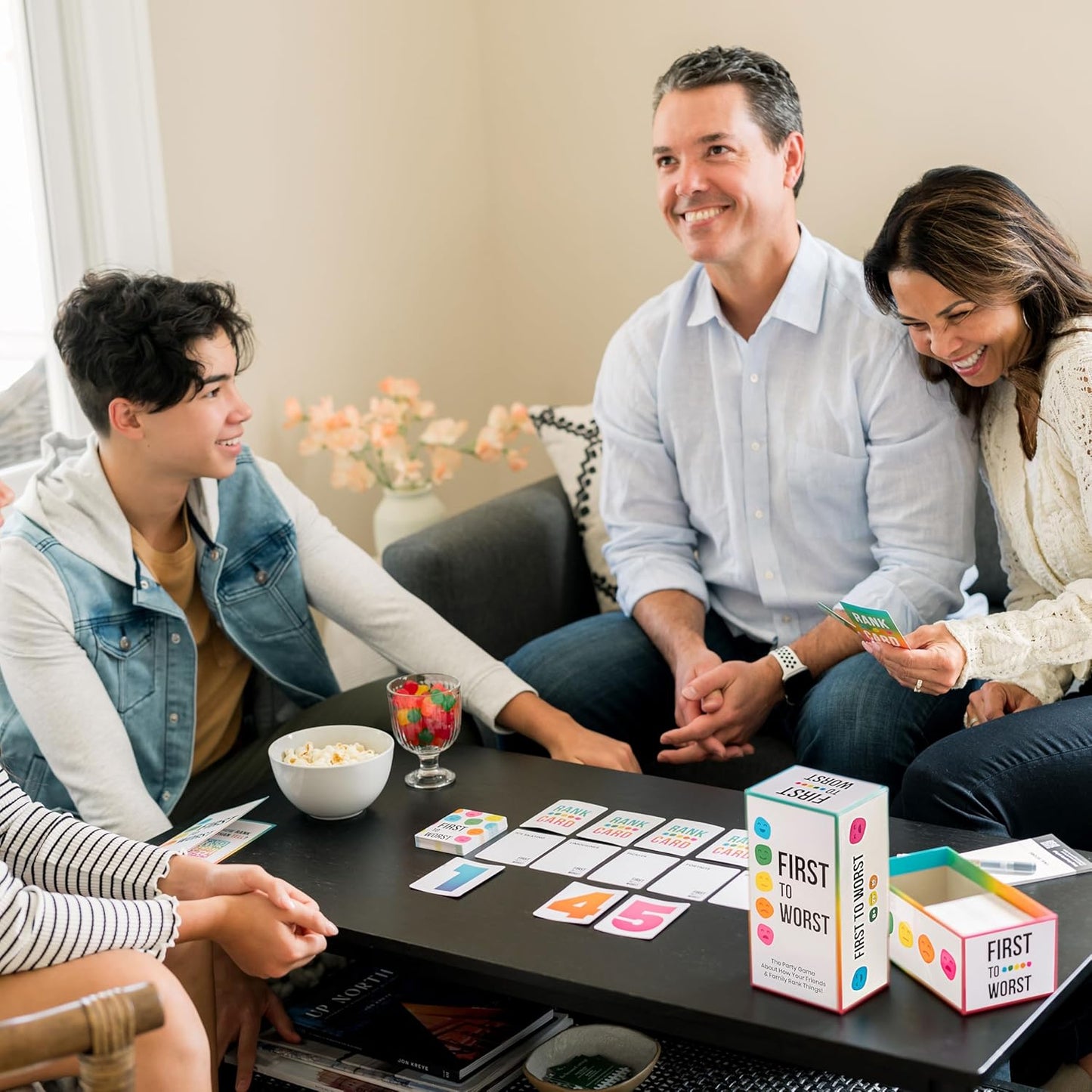 Party Game - The Card Game About How Your Friends and Family Rank Things for Kids, Teens, Adults, Families & Fun Parties with Polarizing Priorities