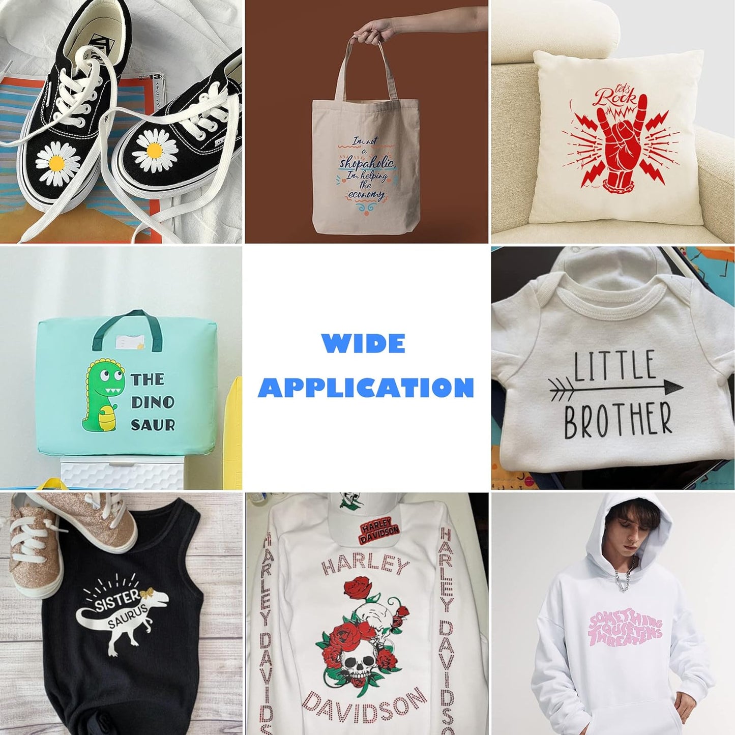 HTV Iron on Vinyl 12Inch by 12ft Roll Heat Transfer Vinyl for T-Shirt HTV Vinyl Rolls for All Cutter Machine - Easy to Cut & Weed for Heat Transfer Design (12ft, Sky Blue)