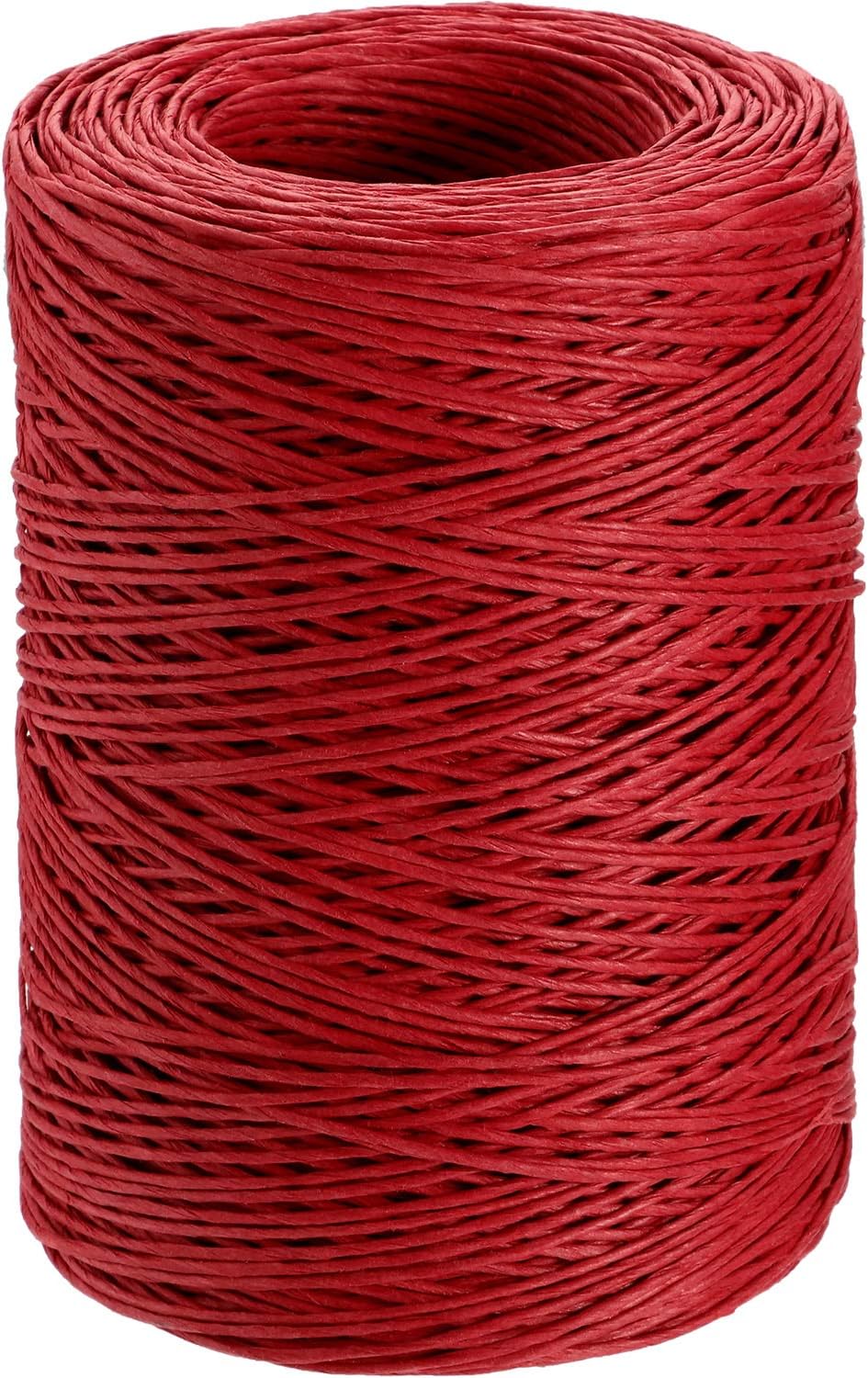 Syhood Floral Vine Bind Wire Rustic Wrapping Wire for Flower Bouquets(Red)