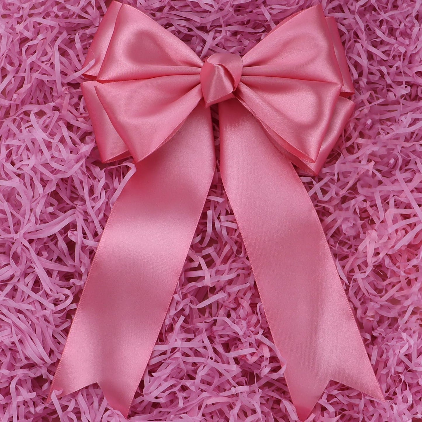 Rose Gold Solid Satin Ribbon 2 Inch 25 Yards Solid Polyester Fabric Ribbon for Gift Wrapping Wedding Christmas Baby Shower Birthday Party Decoration Handmade Immortal Flower Craft