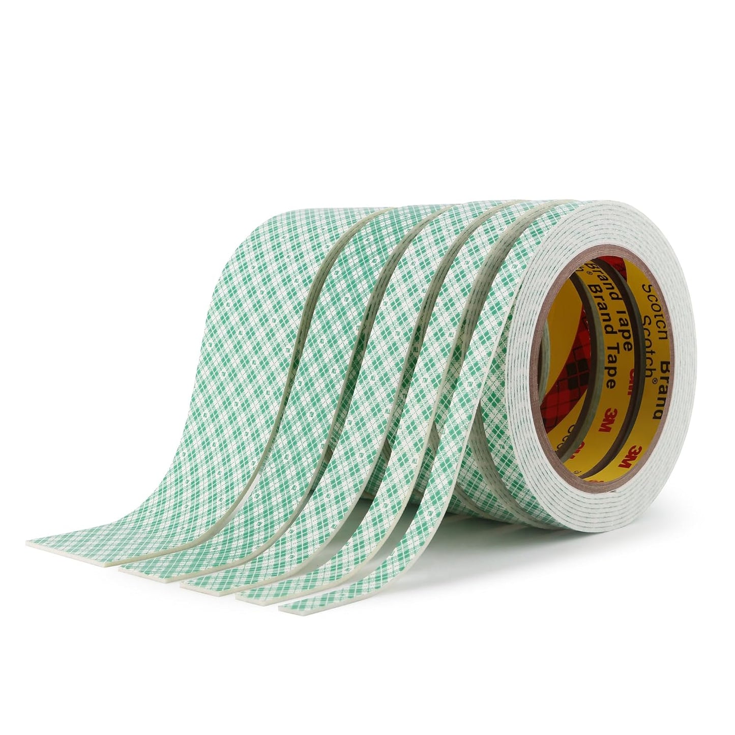 Double Sided Foam Tape 0.39" x 10Ft Made of 3M, Peel and Stick Foam Tape Mounting Tape Double Coated Urethane Strong Adhesion Polyurethane Tape for Crafts Interior DIY Card Indoor Outdoor, White