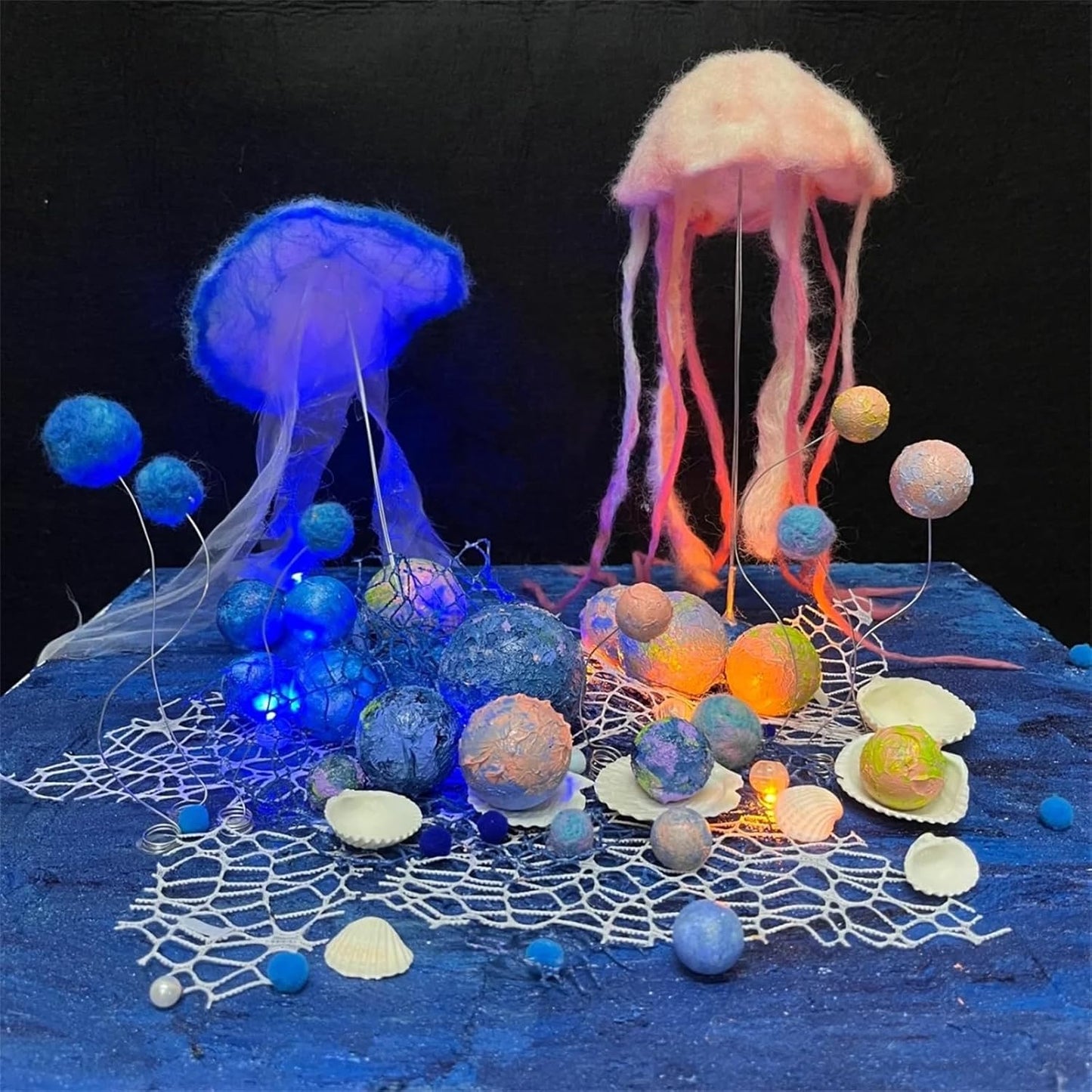 Crafjie Craft Foam Balls 50-Pack 1.5 Inches in Diamete, Smooth and Durable Foam Balls, for DIY Crafting and Decoration, White