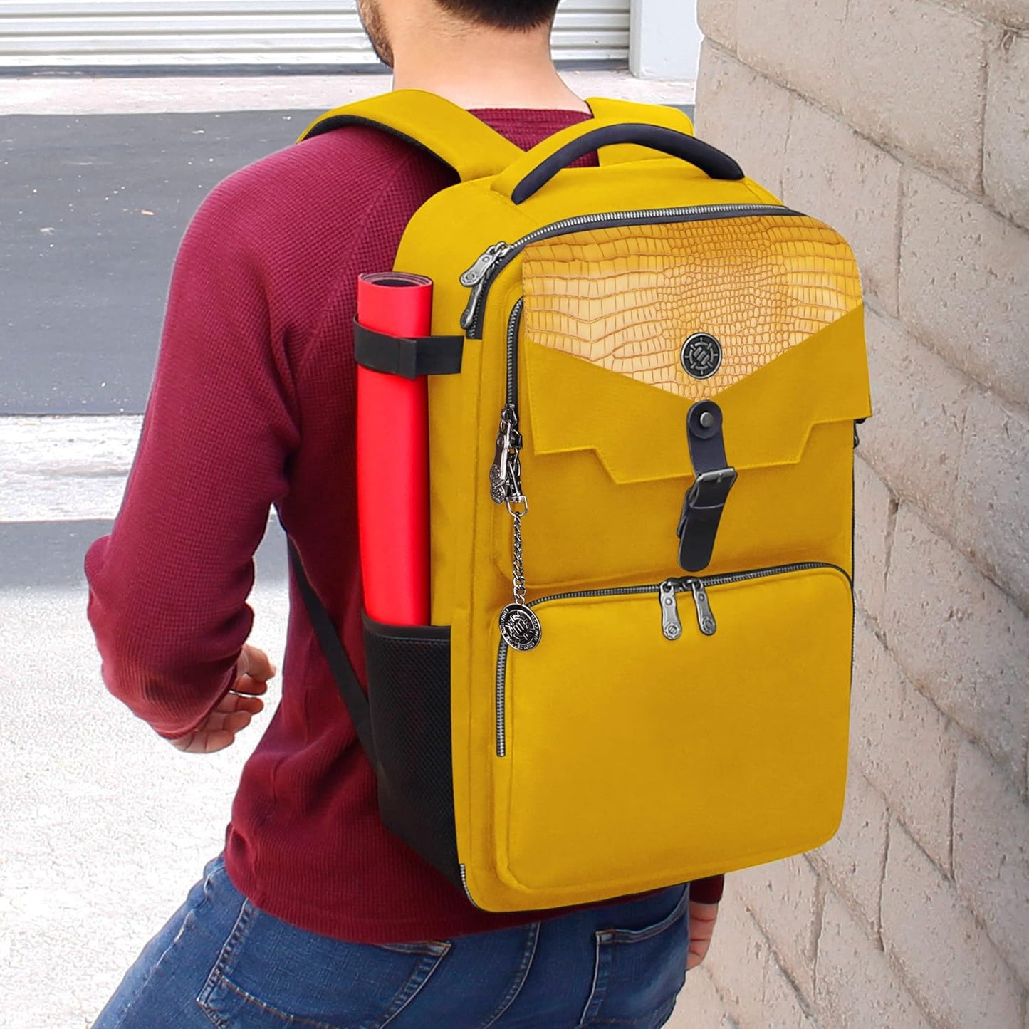 ENHANCE MTG Backpack TCG Card Storage - TCG Backpack for Deck Boxes, Sleeved Cards, Playmats, MTG Accessories