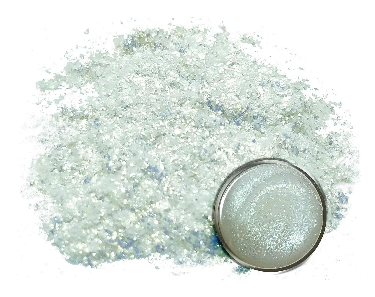 Eye Candy Pigments Premium Ghost Mica Powder - Galactic Ghost Green (50gr) - for Epoxy, Resin, Soap, Paint, Woodworking, Acrylic Pouring, Bath Bombs, Fishing Lures - DIY Arts and Crafts Additive