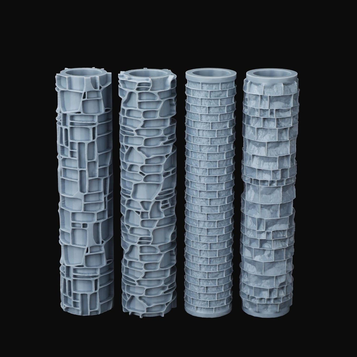 DND Terrain Texture Roller – Create Dungeons and Dragons Scenario Pieces, RPG Accessory Tools, Wargame Environments, and Tabletop Map Props with Realistic Texture - AS744B Wall Paving