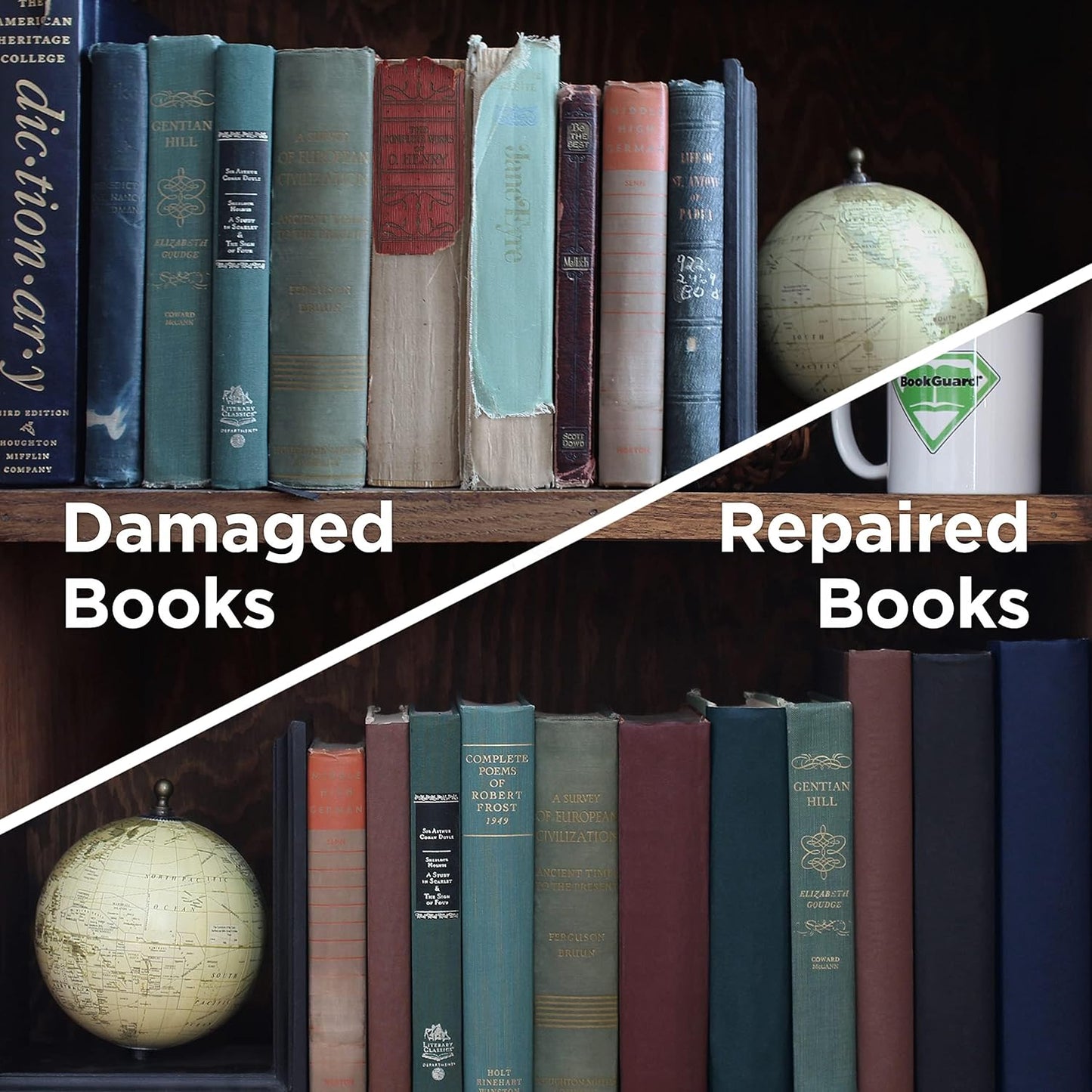 BookGuard Premium Bookbinding Repair Cloth Tape, 30 Yard Roll, 3 inch