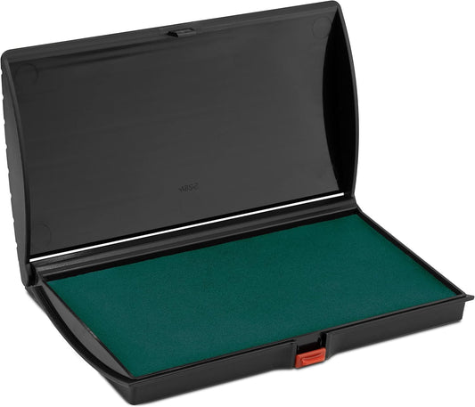 Large Premium Green Ink Stamp Pad - 3" by 6" - Quality Felt Pad