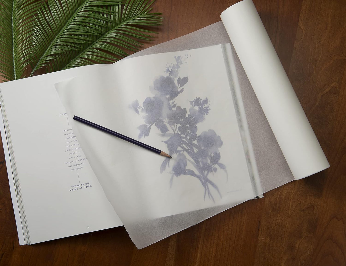 Bienfang Sketching & Tracing Paper Roll, White, 24 Inches x 20 Yards - for Drawing, Trace, Sketch, Sewing Pattern