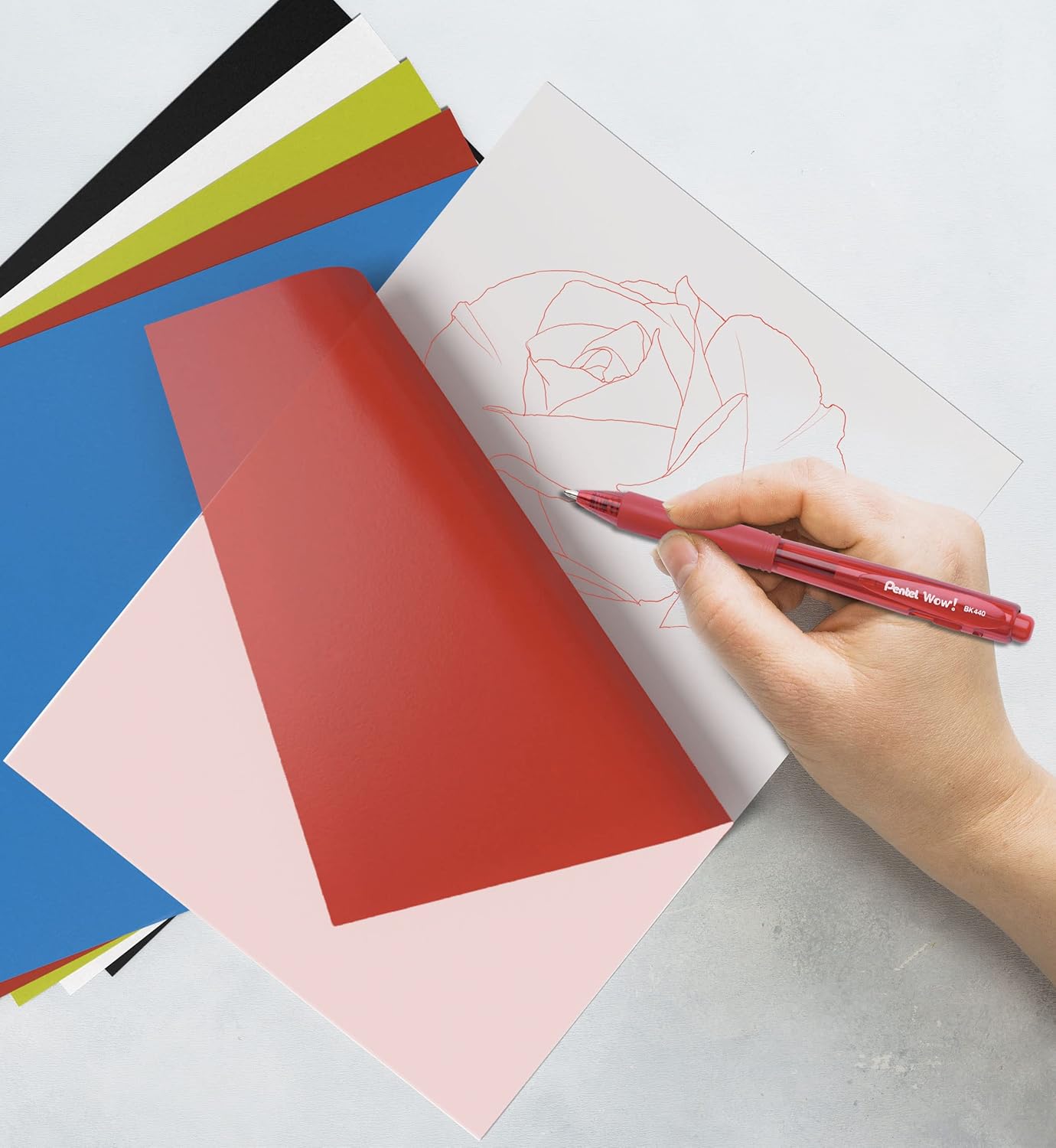 MyArtscape Graphite Transfer Paper, 20 Mixed Sheets - Wax Free - Erasable - Smudge-Free - Ideal for Drawing and Tracing - Premium Arts and Crafts Supplies