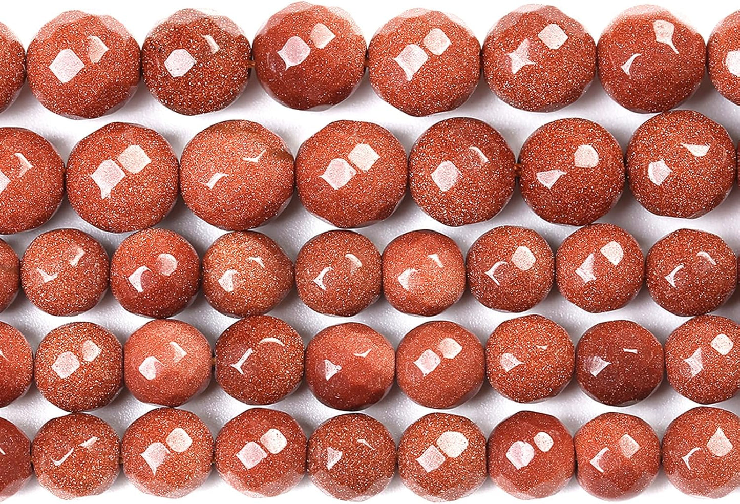 32pcs 12mm Natural Gold Sandstone Beads Faceted Stone Energy Healing Beads for Jewelry MakingDIY Bracelet Necklace Accessories 15" (12mm, Faceted Gold Sandstone)