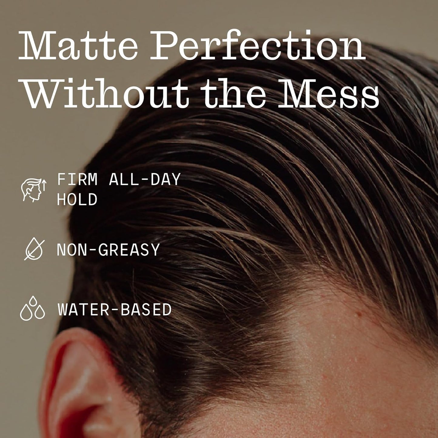 Firsthand Supply Hair Clay Pomade for Men & Women – Matte Clay Finish & Extra Strong Hold – Non-Greasy, Water-Based Organic Pomade – Easy to Restyle – Ideal for Short to Medium Hair Length – 3oz