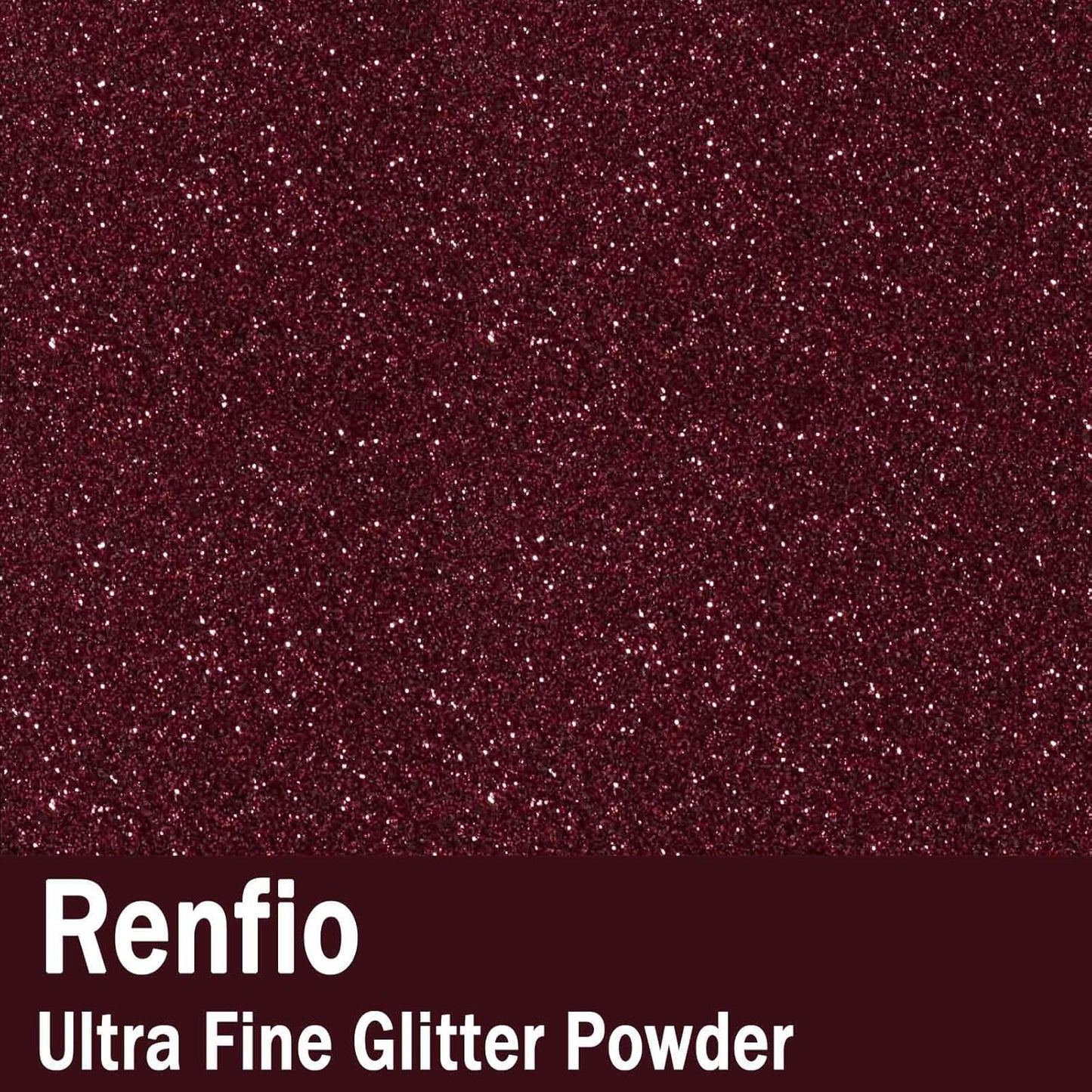 Renfio Ultra Fine Glitter Powder Metallic Resin Glitter 2.11 Oz (60g) PET Flakes Crafts Sequins 1/128" 0.008" 0.2mm Epoxy Chips Flakes for Tumblers Slime Decoration - Coffee Red