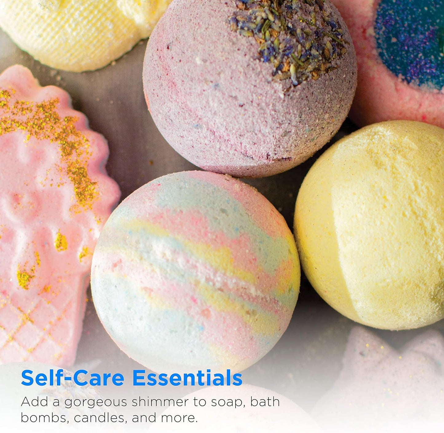 Rolio - Mica Powder - 1 Jar of Pigment for Paint, Dye, Soap Making, Nail Polish, Epoxy Resin, Candle Making, Bath Bombs, Slime - 100G / 3.5oz(Noble White)