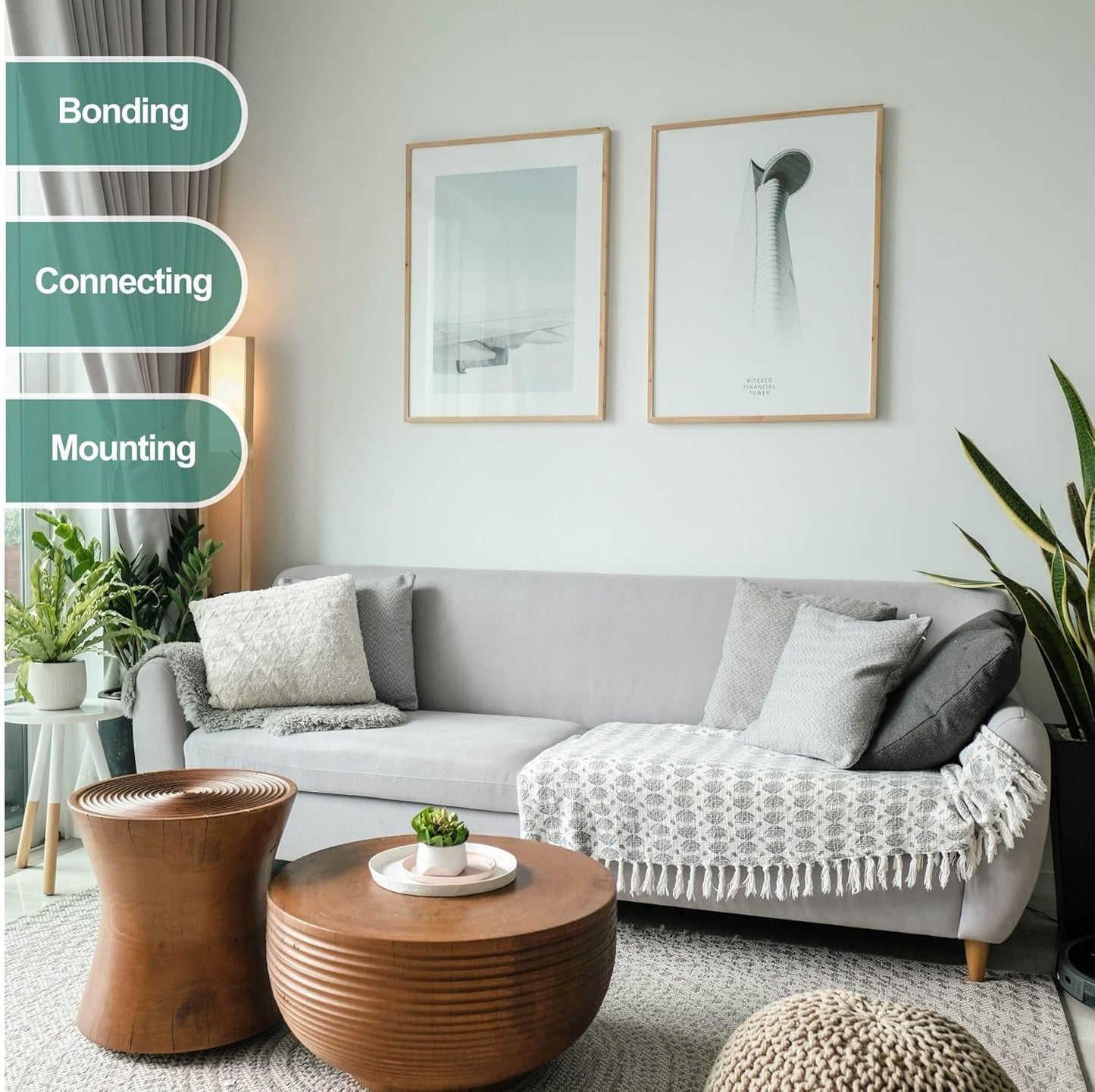 Double Sided Foam Tape 0.39" x 10Ft Made of 3M, Peel and Stick Foam Tape Mounting Tape Double Coated Urethane Strong Adhesion Polyurethane Tape for Crafts Interior DIY Card Indoor Outdoor, White