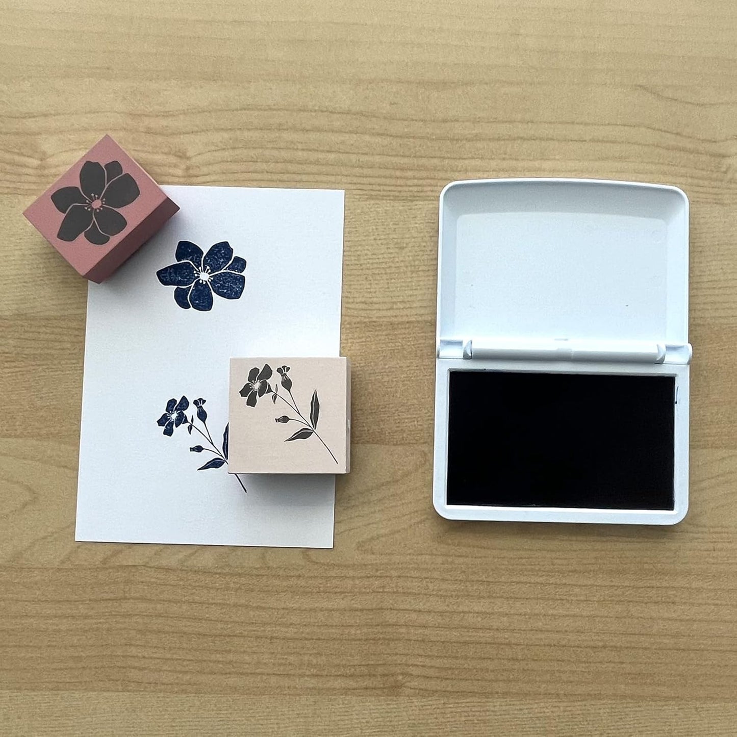 COLOP Make Series, Ink Stamp Pads, with Non-Toxic Premium Ink, Water-Based Acid-Free (Noble Blue, Make 3-3-1/2" x 6-1/4")