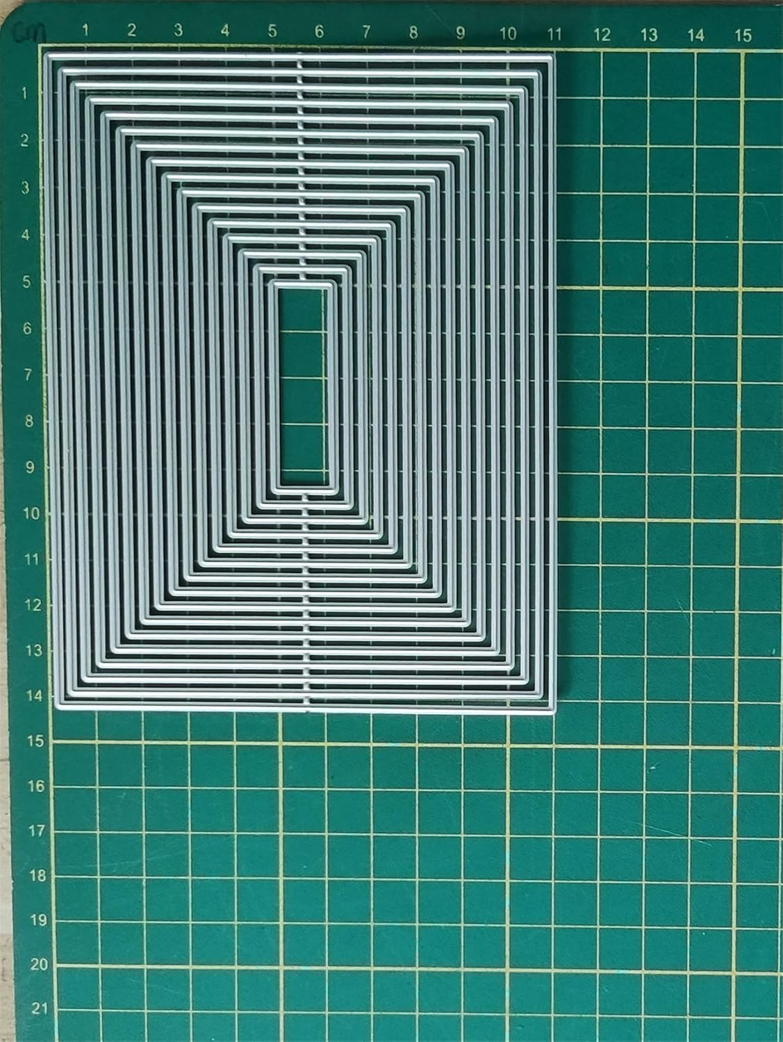 Cutting Dies Metal Stencils Scrapbooking Tools Flowers Lace Frame DIY Embossing Template for Paper Card Making Album Arts Crafts Supplies (Rectangular Set-11.1x14.3cm)