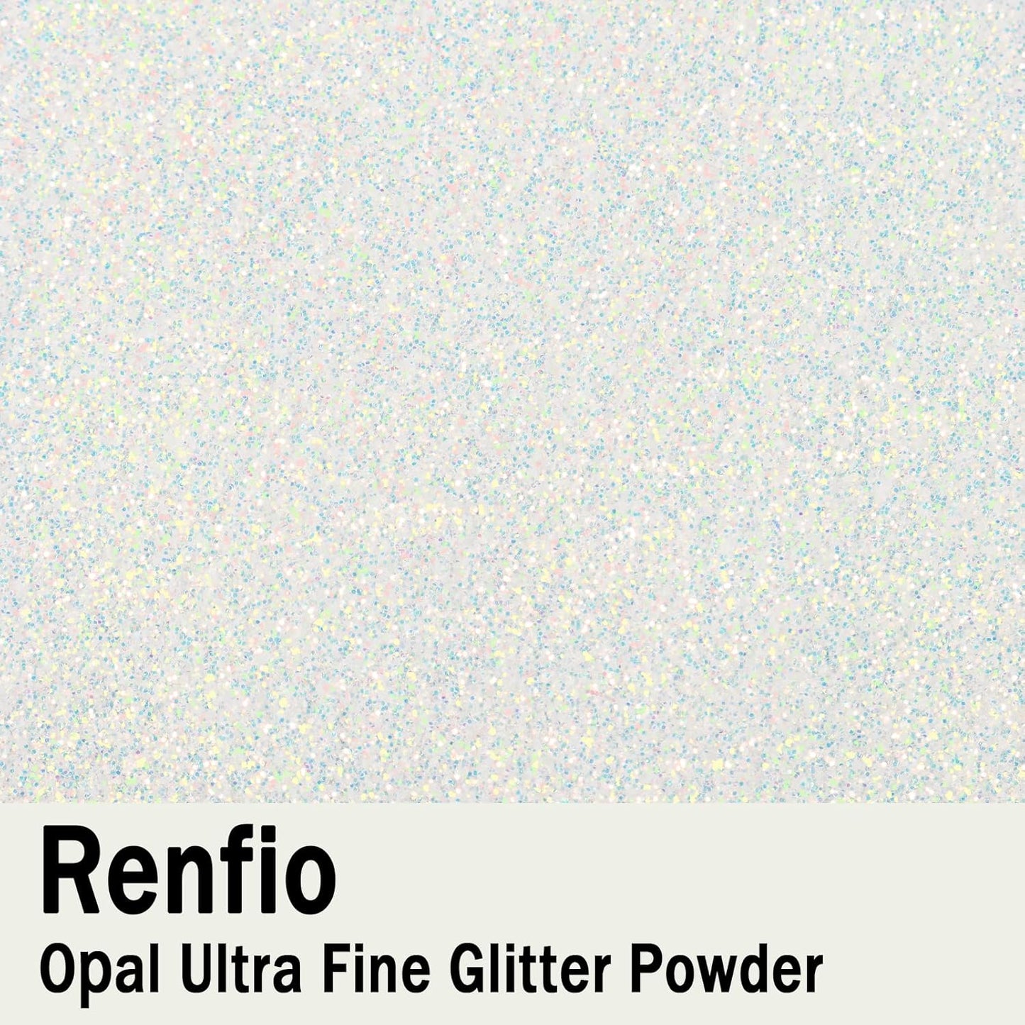 Renfio Opal Ultra Fine Glitter Powder Metallic Resin Glitter 1.75 Oz (50g) PET Flakes Crafts Sequins 1/128" 0.008" 0.2mm Epoxy Chips Flakes for Tumblers Slime Decoration - Magic Opal