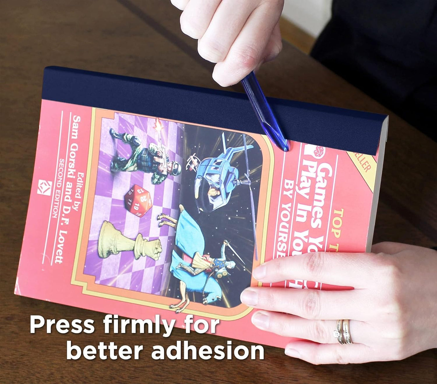 BookGuard 2 Inch Book Repair Tape, Premium Bookbinding Tape for Book Repairs, Ideal Addition for Library Supplies, Navyu Blue, 15 Yard Roll - Case of 5