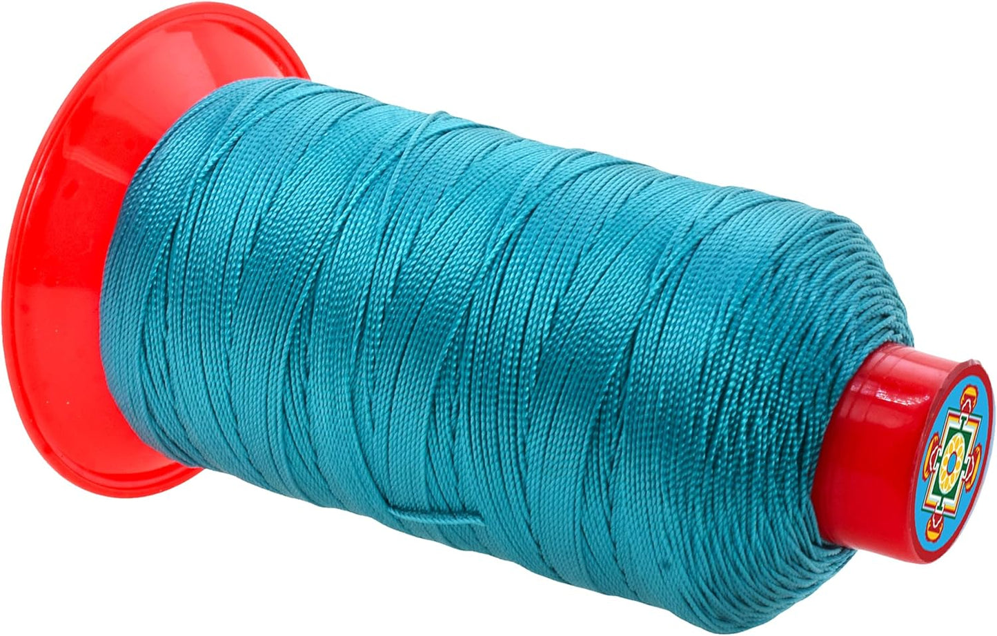 Mandala Crafts Tex 270 Bonded Nylon Thread for Sewing - 800 YDs T270 Heavy Duty Teal Nylon Thread Size 277 840 D Upholstery Thread for Leather Jeans Weaving, T270 #277 840D/3