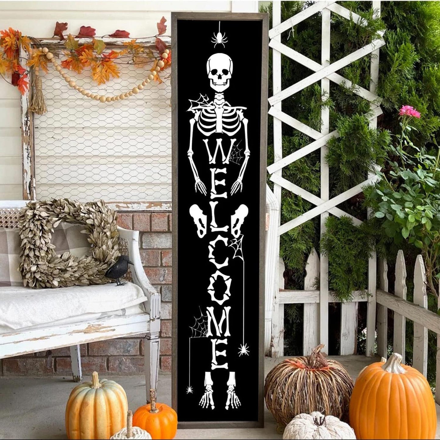 Halloween Stencils for Painting on Wood Large Halloween Stencil Skeleton Boo Hocus Pocus Templates for Porch Sign Door Hanger Decor