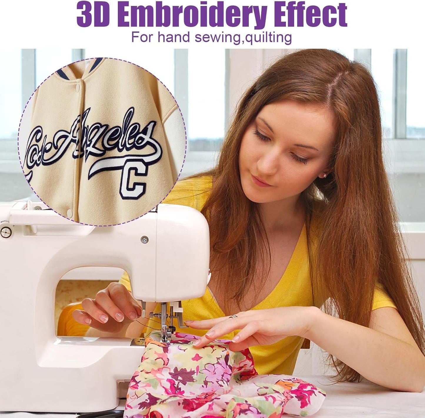 Akamino 40 Pcs 3mm Embroidery Puffy Foam, 6 x 9 Inch EVA Foam Sheets for 3D Embroidery Arts and Crafts, Craft Foam for Cosplay Costume, Hand Sewing, Embroidery Machine, DIY Projects (Black, White)