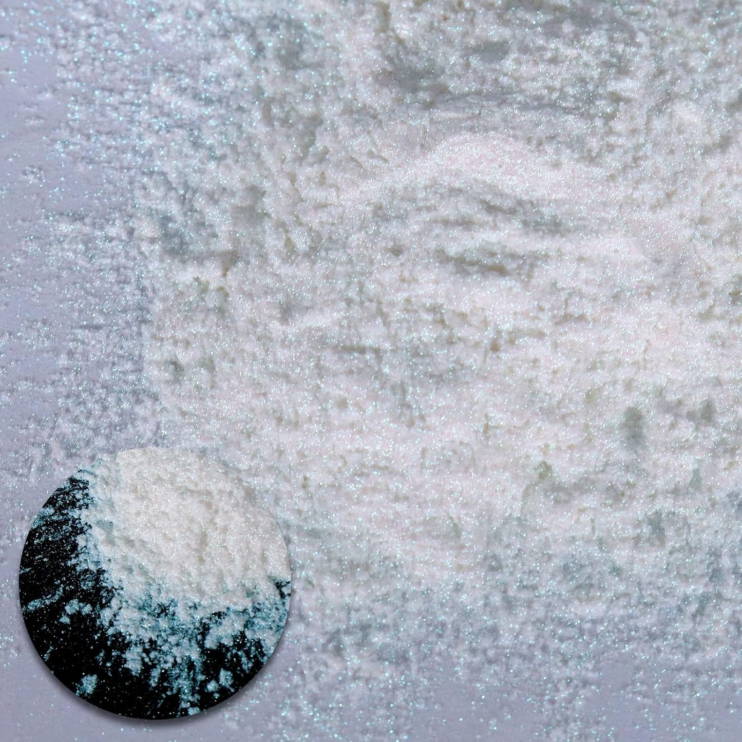 Ceya Interference Mica Powder, 1.8oz/ 50g Ghost Aqua Chrome Nail Powder, Cosmetic Grade Pearlescent Effect Color Shift Pigment for Epoxy Resin, Makeup, Nail Polish, Soap Dye, Candle Making, Slime
