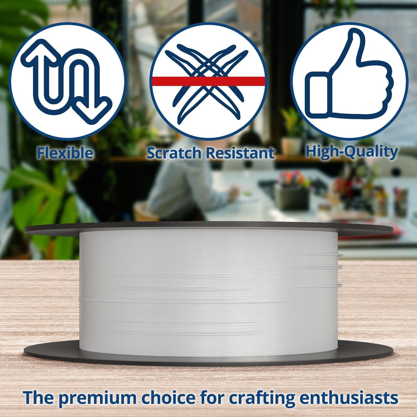 Soft Flex 49 Strand Beading Wire - Medium 0.19 Diameter - 30 Feet Nylon Design Wire