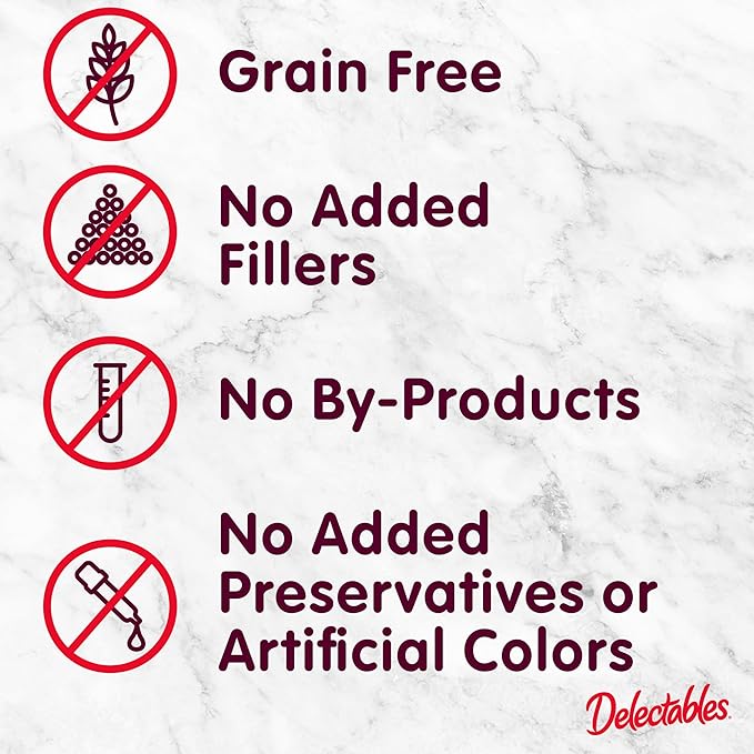 Hartz Delectables Squeeze Up Variety Pack, Creamy Squeezable Puree, Lickable Wet Cat Treats, Grain Free, No Added Fillers, No by-Products, No Added Preservatives, 0.5 Ounces Tube, 20 Tubes Total