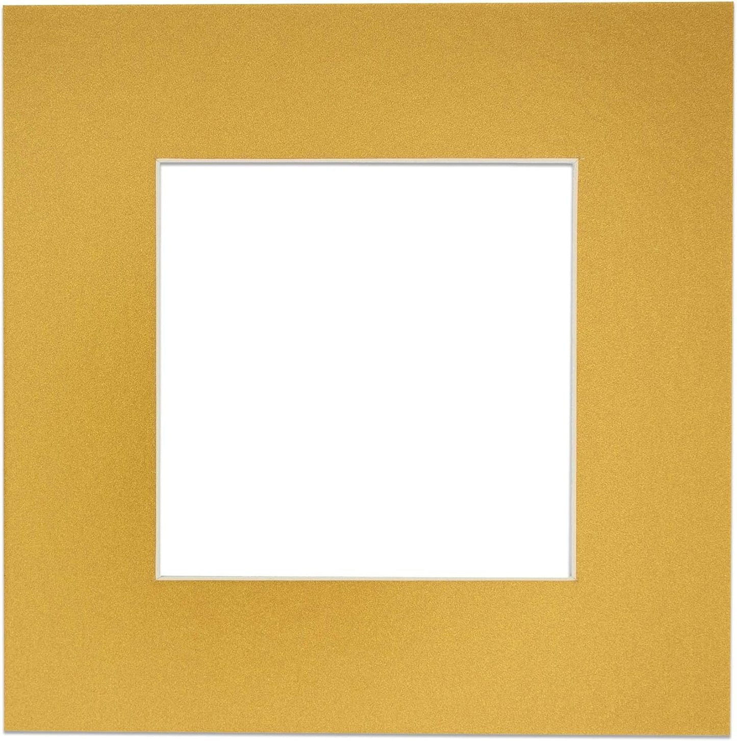 Poster Palooza 11x14 Gold Mat for 8.5x11 Photo - Metallic Gold Picture Matboard for Frames Measuring 11 x 14 Inches - Bevel Cut Matte to Display Art 8.5 x 11 Inches - ONE MAT