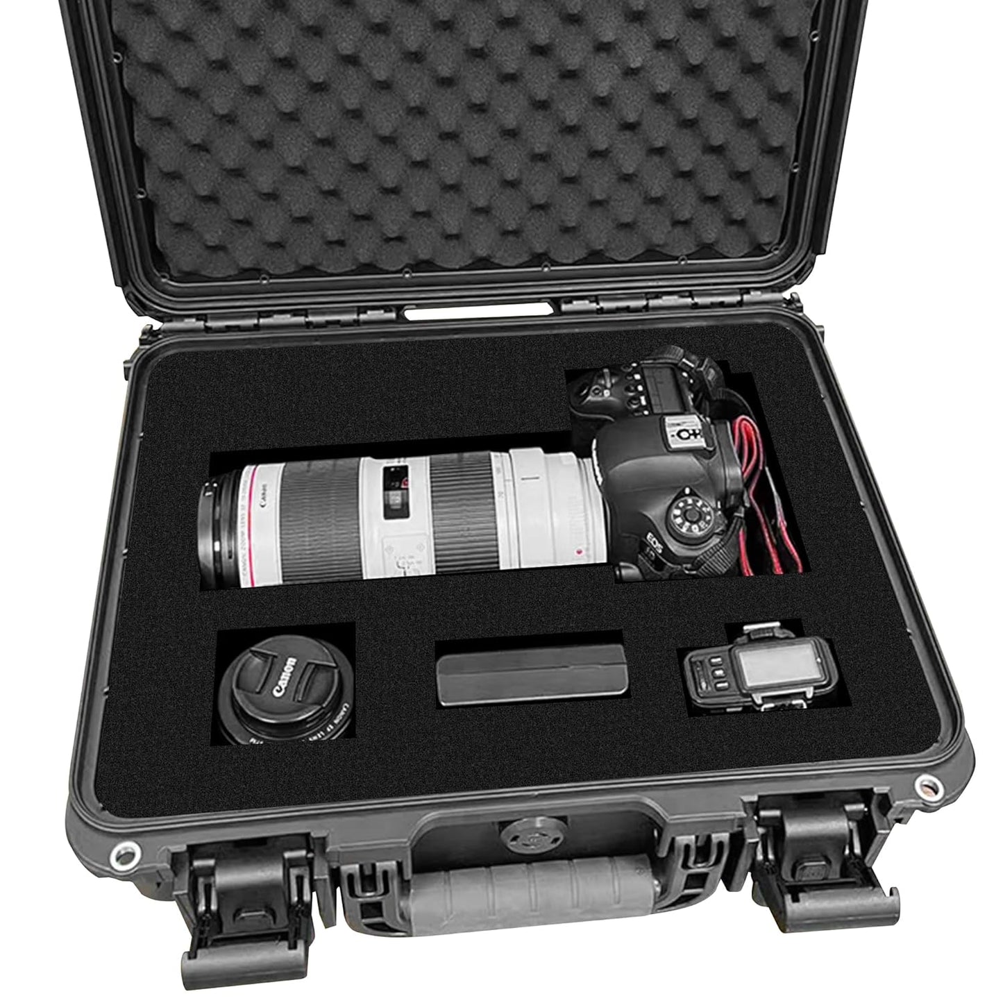 DECOHS 8 Pcs Polyurethane Foam Sheets- 2 Sizes Cuttable Foam Inserts for Cases- Packing Foam Pads for Toolbox Camera Storage and Crafts